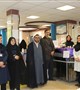 بازید ریاست بیمارستان از بخشها به مناسبت نیمه شعبان